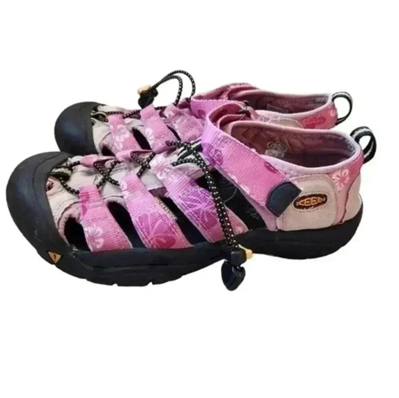 Keen Newport H2 Sandals  Water Hiking Hybrid Pink Floral Print Women's size 5 - Picture 2 of 10